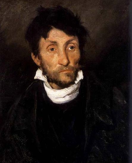 Theodore   Gericault Portrait of a Kleptomaniac